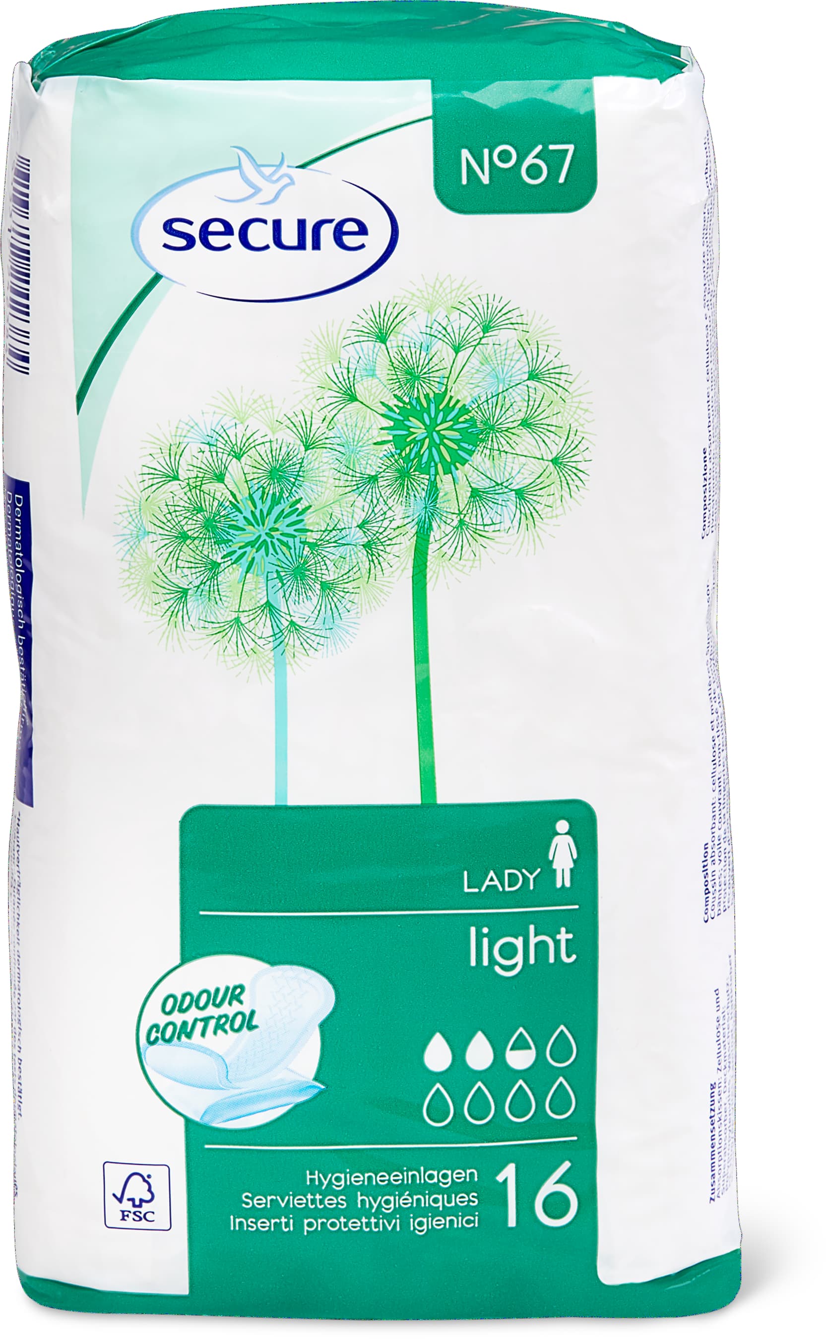 Serviettes hygiéniques Light